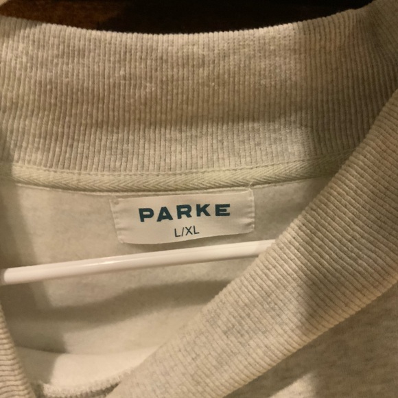 Parke Cream Ribbed Sweatshirt - Picture 2 of 3